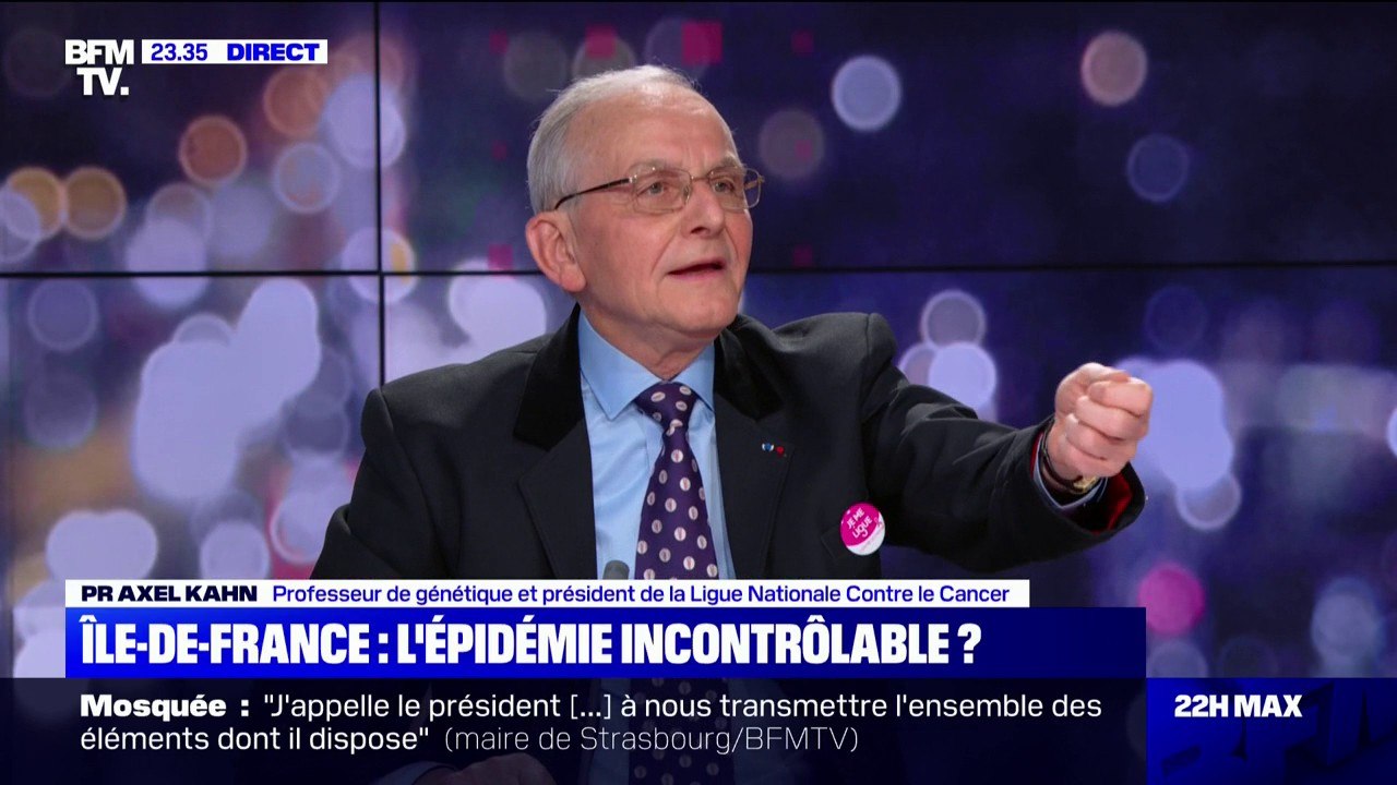 Pr Axel Kahn: "Il est totalement illégitime de hurler à la dictature sanitaire"