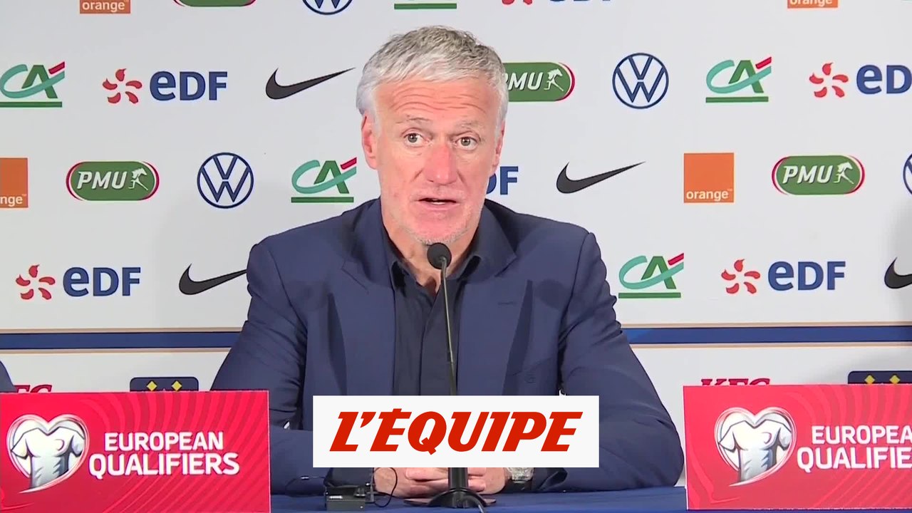Deschamps : « Je suis évidemment déçu » - Foot - Qualif. CM - Bleus