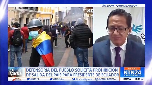Defensor del Pueblo acusa de delitos de lesa humanidad a presidente de Ecuador