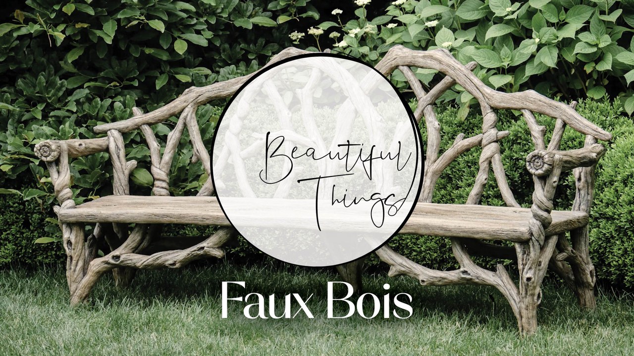 Beautiful Things: Faux Bois Furniture