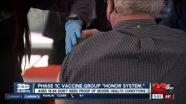 23ABC IN-DEPTH: Vaccinations under the Honor System as residents don't need to provide proof of medical conditions