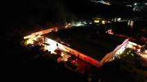 Çekmeköy'de gıda üretim tesisinde çıkan fabrika yangını kontrol altına alındı