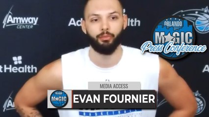 Evan Fournier After CLUTCH Game-Winning Shot Against Suns