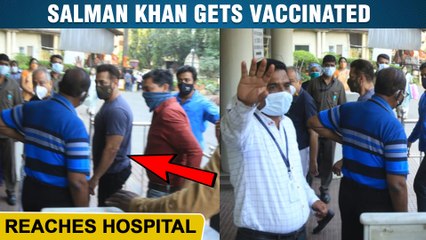 Salman Khan Takes FIRST Dose Of Covid 19 Vaccine At Lilavati Hospital