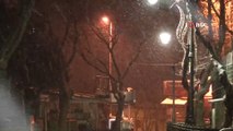 Anadolu Yakası'nda kar yağışı etkili olmaya başladı