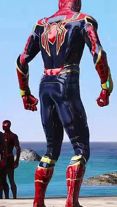 24.#Shorts IronSpider vs Miles Morales battle