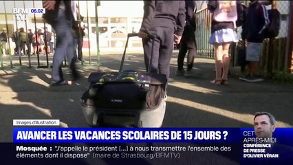 Covid-19: l'hypothèse d'un avancement des vacances scolaires étudiée par le gouvernement