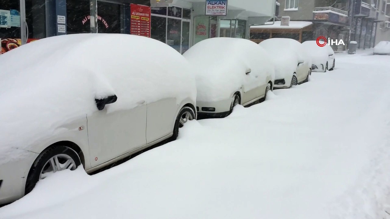 Kırşehir beyaz örtü altında