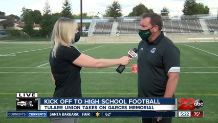 23ABC Sports: Live interview with Garces Memorial Head Football Coach Paul Golla ahead of the Rams' season opener