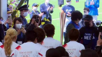Japan: Fackellauf für Olympische Sommerspiele hat begonnen