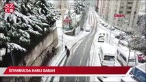 İstanbul'da karlı sabah... Soğuklar ne zaman bitecek?