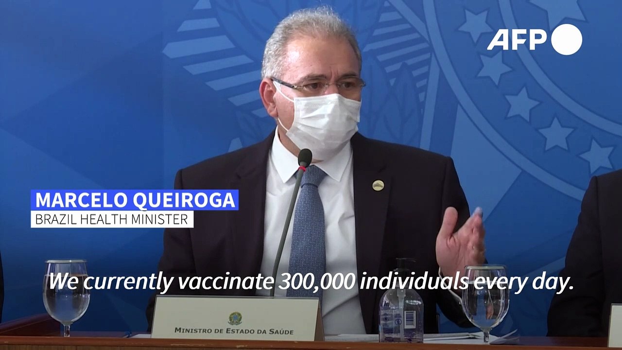 Brazilian health minister vows to increase vaccinations