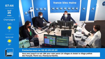La matinale de France Bleu Maine du 25/03/2021