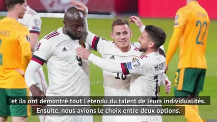 Belgique - Martinez : "Nous avons montré du caractère et fait preuve de courage"