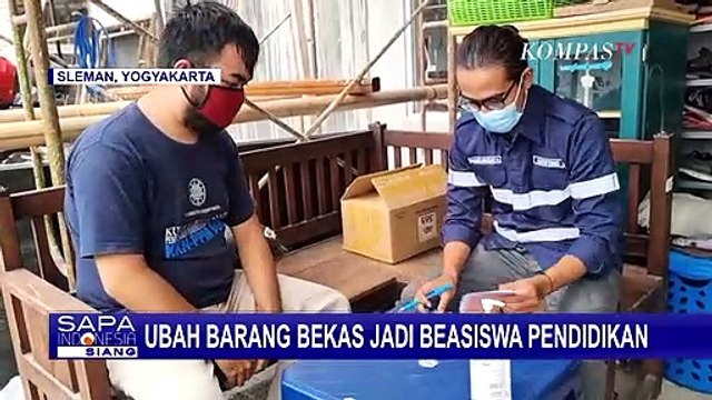 Salut! Sekelompok Pemuda Ubah Barang Bekas Jadi Beasiswa untuk Pelajar Kurang Mampu
