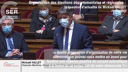 Mickaël Vallet : question d'actualité du 24 mars 2021