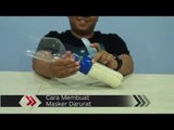 Cara Membuat Masker Darurat Menggunakan Botol Plastik