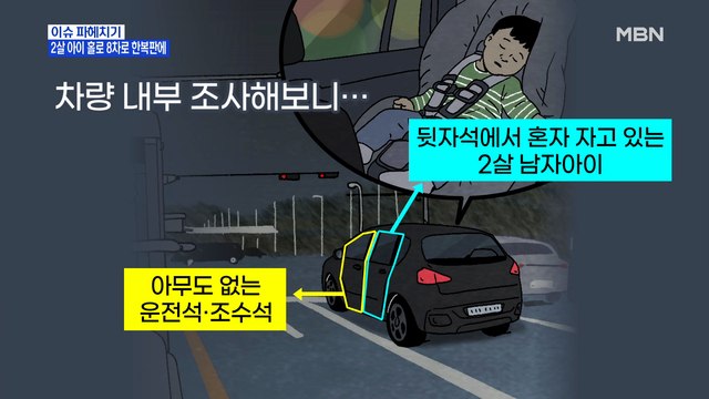 MBN 뉴스파이터-2살 아이 홀로 8차로 한복판에…운전자 엄마는 만취 상태