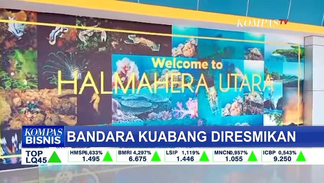 Presiden Jokowi Resmikan Bandara Kuabang di Maluku Utara