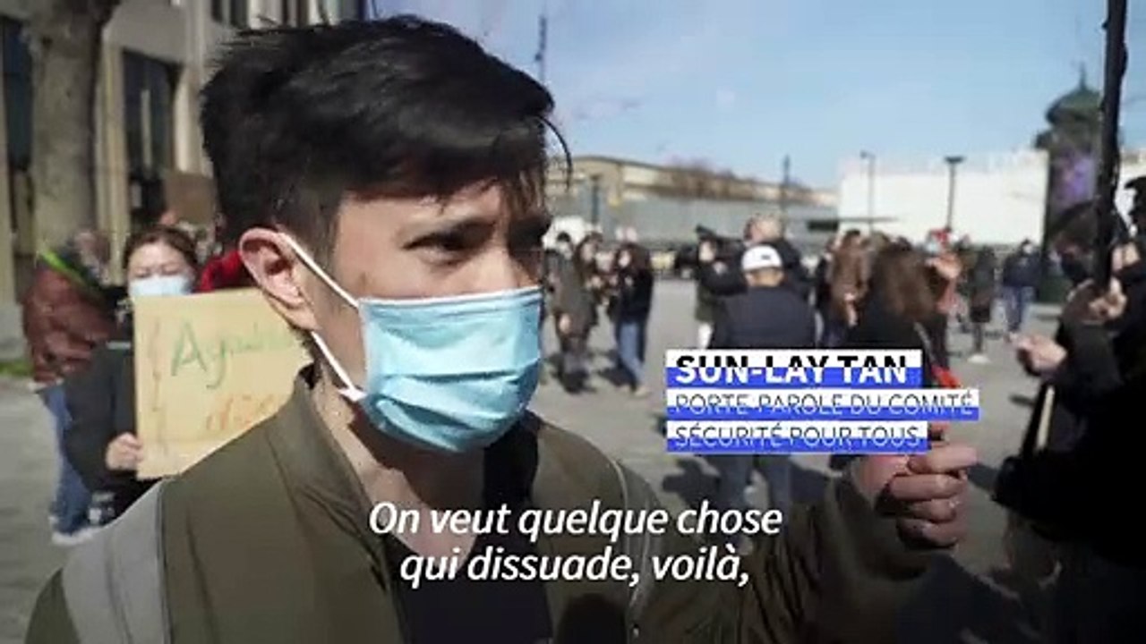 Paris: manifestation contre le racisme anti-asiatiques