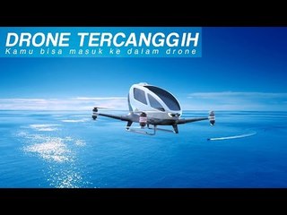 Drone Tercanggih Ini Bisa ditumpangi Manusia