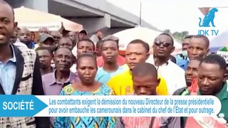 RDC : les combattants exigent la démission du nouveau directeur de la presse présidentielle