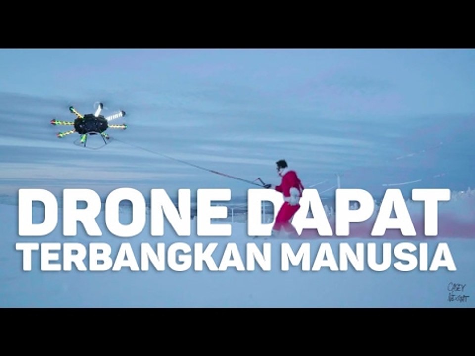 KEREN! Drone Ini Bisa Terbangkan Manusia Lho!