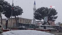 Ödemiş Ovası'na kar yağdı, bakla ve bezelye üreticileri tedirgin