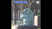 20 statues du Chat de Philippe Geluck trônent désormais sur les Champs-Élysées