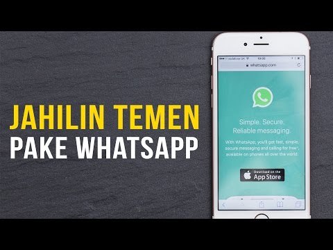 Cara Jahilin Teman Menggunakan WhatsApp