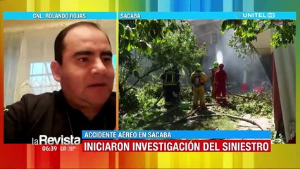 Informe de la Policía sobre el accidente aéreo ocurrido en Sacaba