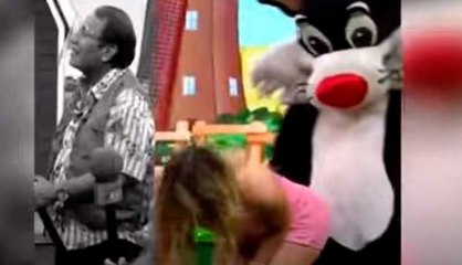 Un sujeto acosa en vivo a una modelo mientras entrevistaban a un candidato presidencial peruano