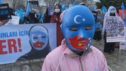 Uigures protestan en Estambul por supuestos abusos del gobierno chino