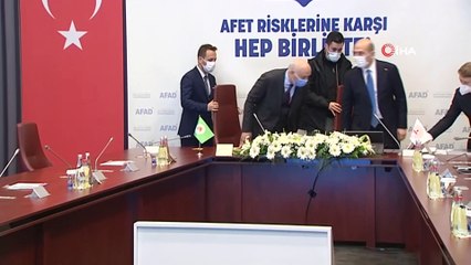 Bakan Soylu, TOBB, TZOB ve TİSK ile işbirliği protokolü imza törenine katıldı