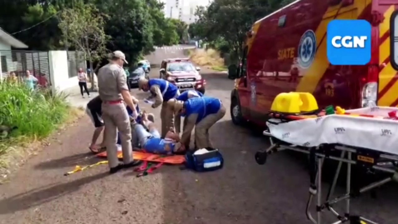 Grave colisão entre BMW e Honda CG é registrada...