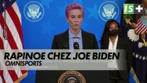 Rapinoe à la Maison Blanche pour l'égalité salariale