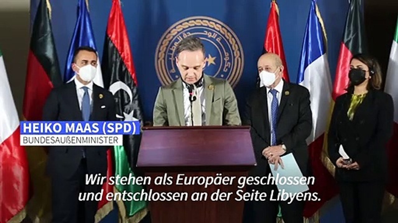 Maas zu Überraschungsbesuch in Libyen