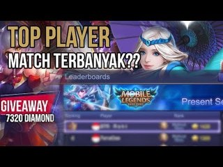 Descargar video: 5 TOP PLAYER INDONESIA DENGAN PERTANDINGAN PALING BANYAK + GIVEAWAY 7.320 DIAMOND