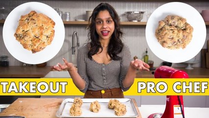 Pro Chef Tries to Make Chocolate Chip Cookies Faster Than Delivery