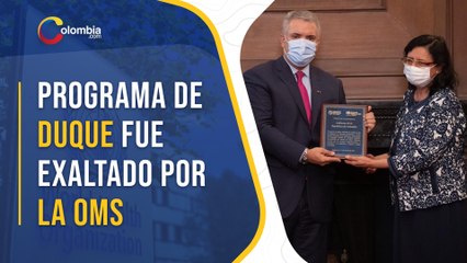 Colombia recibe reconocimiento de OMS y OPS por programa 'Prevención y Acción' contra el coronavirus