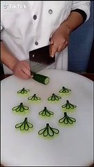 cucumber into petals