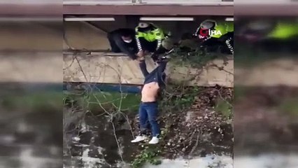 İntihara kalkışan genç böyle kurtarıldı