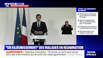Olivier Véran déclare que les écoles refermeront "si c'est absolument indispensable"