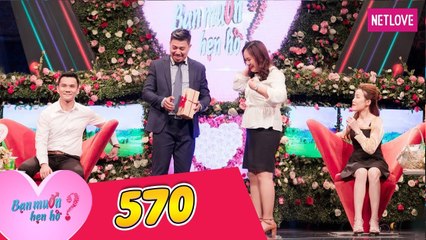 Bạn Muốn Hẹn Hò - Tập 570: Chủ tịch vác bao tải quà lên tặng cả trường quay làm mọi người thích thú