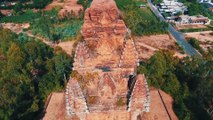 Amazing Ariel View Of Thailand Temple 8k
