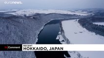 Japan: Mysteriöse Eisblöcke steigen auf