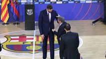 Pau Gasol vuelve al Barça acompañado por los pilares fundamentales de su vida