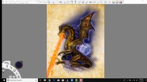 DRAGON 1 speedpainting video