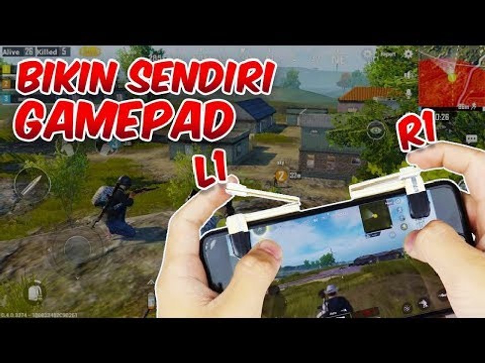 CARA MEMBUAT PENDINGIN SMARTPHONE DAN FIRE BUTTON / TOMBOL L1 R1 UNTUK MAIN PUBG MOBILE