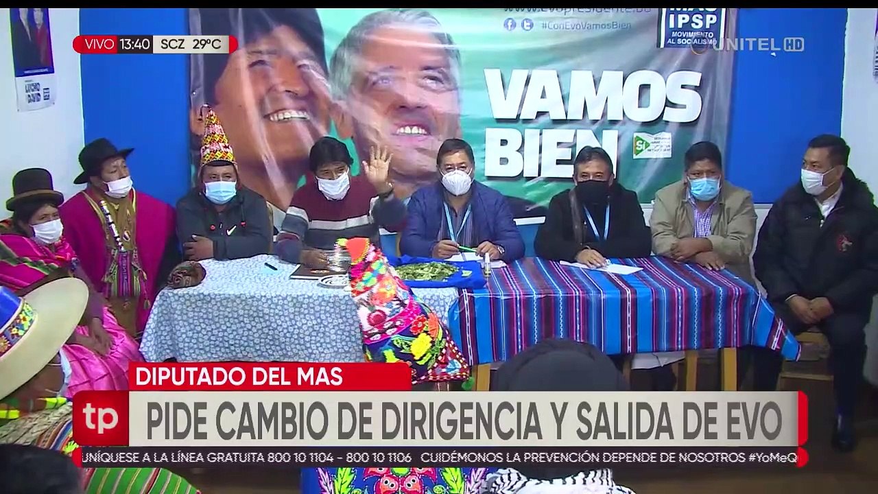 Diputado pide cambiar a Evo de la dirección nacional del MAS y le responden que no tiene moral